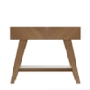 Aparador 2 Gavetas 100cm Malibu Cinamomo/Off White Artely 