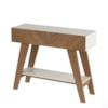 Aparador 2 Gavetas 100cm Malibu Cinamomo/Off White Artely 
