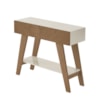 Aparador 2 Gavetas 100cm Malibu Cinamomo/Off White Artely 