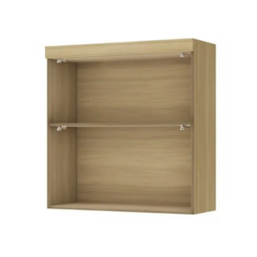 Armário 2 Portas Basculante Marquesa 80cm 100% Mdf Nature Nesher