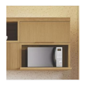 Armário Aéreo 1 Porta Marquesa 100% Mdf Nature Nesher
