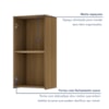 Armario Aereo 1 Porta Rainha Nature 40 Cm Nesher