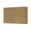 Armário Aéreo 2 Portas 120cm 100% MDF Rainha Nature Nesher