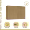 Armário Aéreo 2 Portas 120cm 100% MDF Rainha Nature Nesher