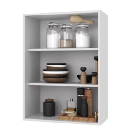 Armário Aéreo 2 Portas 60cm Firenze Branco Indekes