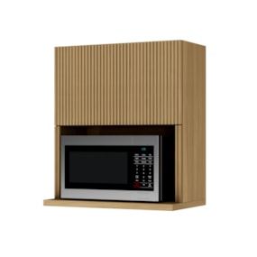 Armário Aéreo Micro 1 Porta Basculante 70cm 100% MDF Rainha Nature Nesher