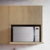 Armário Aéreo Micro 1 Porta Basculante 70cm 100% MDF Rainha Nature Nesher
