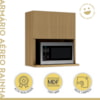 Armário Aéreo Micro 1 Porta Basculante 70cm 100% MDF Rainha Nature Nesher