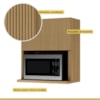 Armário Aéreo Micro 1 Porta Basculante 70cm 100% MDF Rainha Nature Nesher