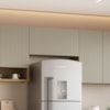 Armario Aereo Modular Geladeira Simone Mendes Carvalho/Greige Nesher