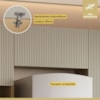 Armario Aereo Modular Geladeira Simone Mendes Carvalho/Greige Nesher
