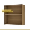 Armário Aéreo Para Cozinha Rainha Com 2 Portas 80 cm 100% MDF Nature Nesher