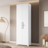 Armário Multiuso Com Chave 211cm NT4050 Branco Notável Móveis 
