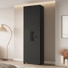 Armário Multiuso Com Chave 211cm NT4050 Preto Tx Notável Móveis 