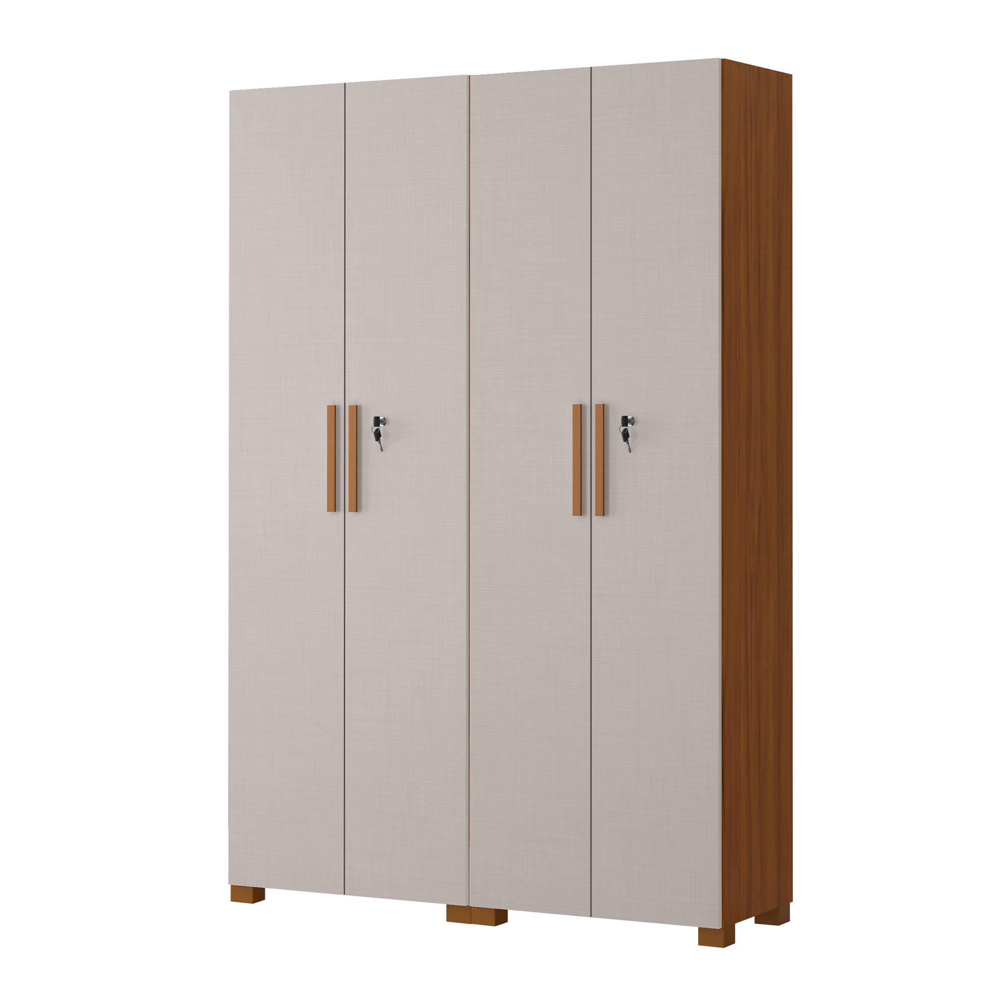 おさる Armário Multiuso NT4020 Freijó/ Off white Notável Móveis - Casa