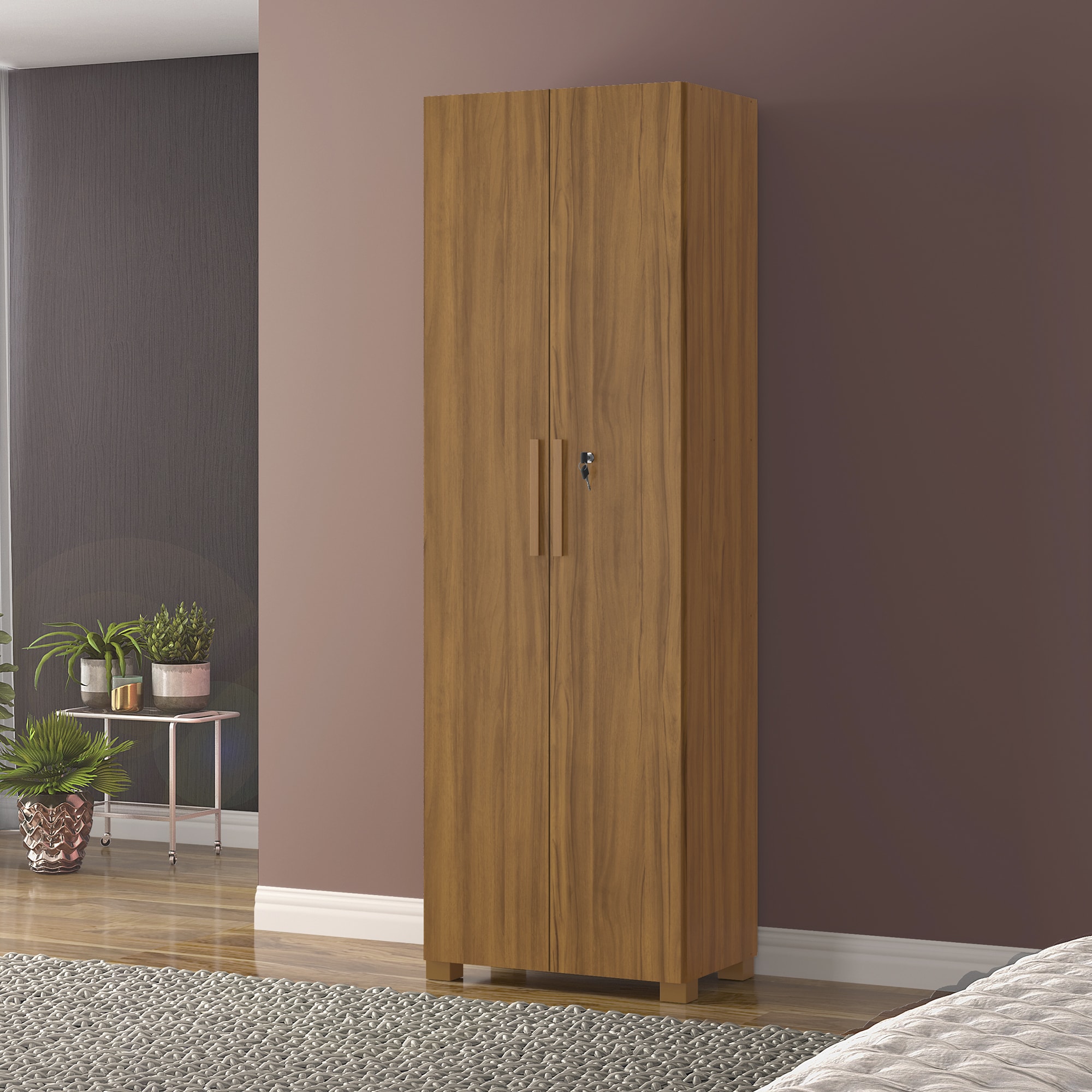 Armário Multiuso NT4020 Freijó/ Off white Notável Móveis - Casa