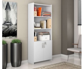 Armário para Escritório Office Branco New Notável Móveis Armário para Escritório Office Branco New Notável Móveis