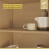 Balcao 2 portas 1 Gaveta 80cm 100% MDF Condessa Carvalho/Greige Nesher Móveis