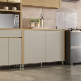 Balcão 2 Portas 120cm Condessa 100% MDF Nesher Móveis