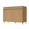 Balcao Modular 120CM Simone Mendes Carvalho/Greige Nesher