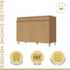 Balcao Modular 120CM Simone Mendes Carvalho/Greige Nesher