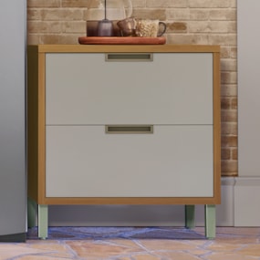 Balcão Para Cozinha 1 Porta 1 Gaveta Imperatriz Frejó/Off White Nesher