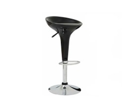 Banqueta Lotus com assento ABS e regulagem de altura Preto Banqueta Lotus com assento ABS e regulagem de altura Preto