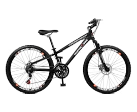 Bicicleta 26 Free Rider 21 Marchas Freio/disco Aro 26 Preto Master Bike Bicicleta 26 Free Rider 21 Marchas Freio/disco Aro 26 Preto Master Bike