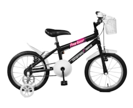 Bicicleta aro 16 Free Girl Aro 16 Preto Master Bike Bicicleta aro 16 Free Girl Aro 16 Preto Master Bike