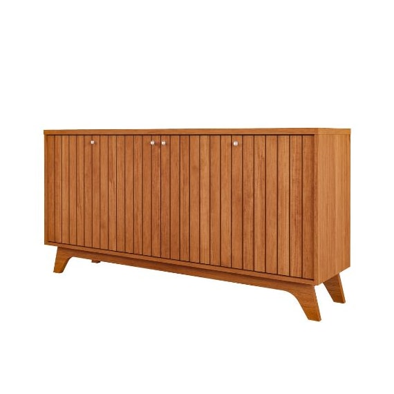Buffet 4 Portas 100% MDF Isa Cinamomo Cimol