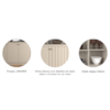 Buffet 4 Portas Lia Off White Cimol Móveis