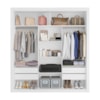Closet Casal 4 Gavetas 100% MDF Branco Amoudi Móveis
