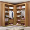 Closet Solteiro Premium 4 Gavetas 100% MDF Freijó Amoudi Móveis