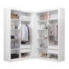 Closet Solteiro Premium 4 Gavetas Branco Amoudi Móveis