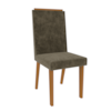 Conjunto Mesa Suécia 1,20cm com 4 cadeiras Freijó/Tecido Capuccino Indekes
