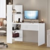 Conjunto Para Escritório com Mesa NT2105 e Armário NT4040 Branco Notável 