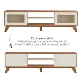 Conjunto Para Sala Com Rack E Buffet Charlotte Artely