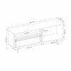 Conjunto Para Sala Com Rack NT1315 e Painel NT1375 Para TV Até 65" Freijó Preto TX Notável Móveis