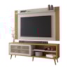 Conjunto Para Sala Rack NT1175 e Painel NT1375 Para TV Até 60" Freijó/OffWhite Notável Móveis