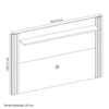 Conjunto Para Sala Rack NT1175 e Painel NT1375 Para TV Até 60" Freijó/OffWhite Notável Móveis