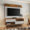 Conjunto para Sala Rack NT1180 e Painel de TV NT1185 Para Tv Até 50" Freijó/Off White Notável Móveis