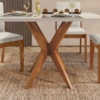 Conjunto Sala De Jantar Mesa Donna Com 4 Cadeiras Lady Nesher