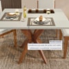 Conjunto Sala De Jantar Mesa Donna Com 4 Cadeiras Lady Nesher