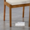 Conjunto Sala De Jantar Mesa Donna Com 4 Cadeiras Lady Nesher