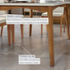 Conjunto Sala de Jantar Mesa Monalisa com 4 Cadeiras Lady Mel/Off White Nesher