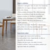 Conjunto Sala de Jantar Mesa Monalisa com 4 Cadeiras Rainha Mel/Off White Nesher