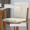 Conjunto Sala de Jantar Mesa Monalisa com 6 Cadeiras Lady