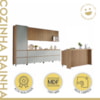 Cozinha 10 Peças Rainha Gourmet Nature/Verde Nesher