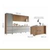 Cozinha 10 Peças Rainha Gourmet Nature/Verde Nesher