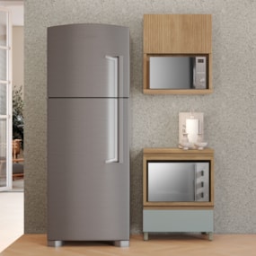 Cozinha 2 Peças 1 Porta 1 Gaveta Armário Aéreo 100% Mdf 70 Cm Rainha Nesher